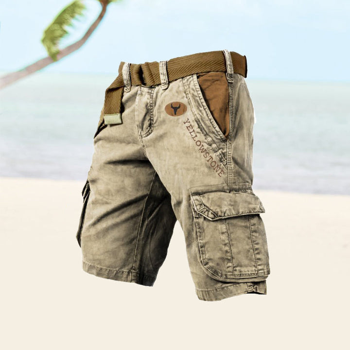 Vielseitige Herren-Sommershorts Ethan, atmungsaktiv & leicht. Optimal für Reisen, Strand & Freizeitaktivitäten.