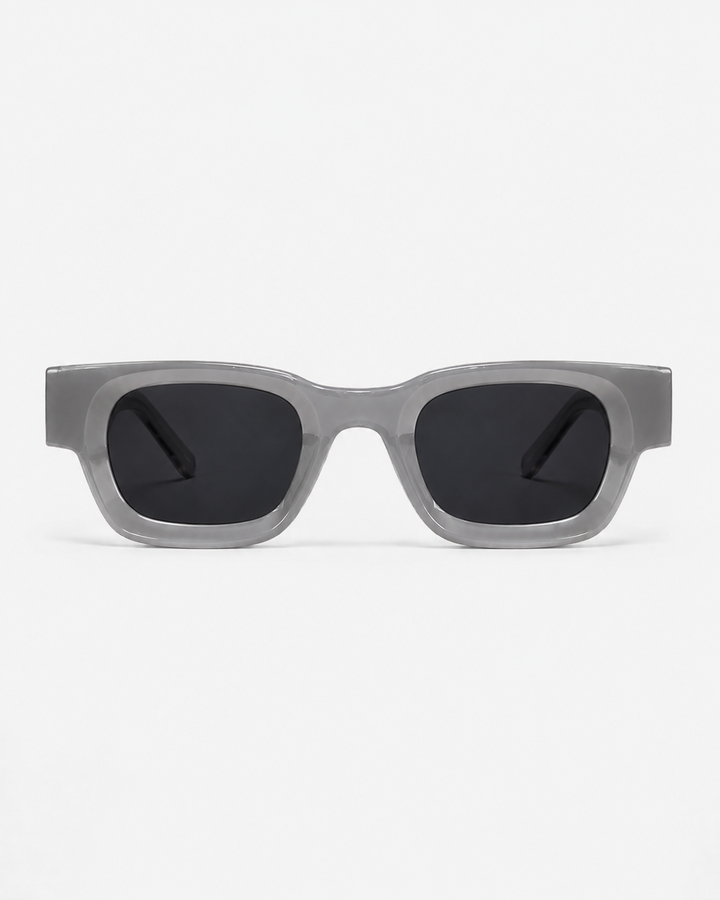 Stylische Damensonnenbrille, quadratisch, Vintage-Design. Modisch, leicht & UV400 Sonnenschutz.