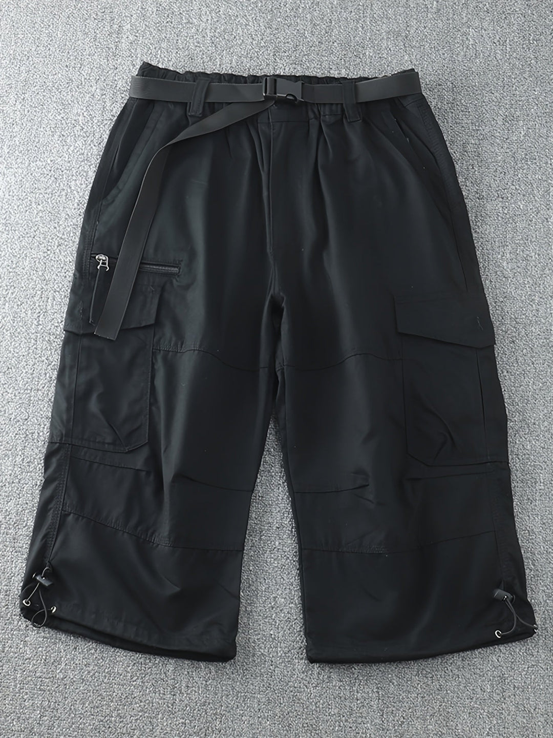 Herren Cargo Shorts extra lang, bequeme Freizeithose für Sommer & Outdoor-Einsatz.