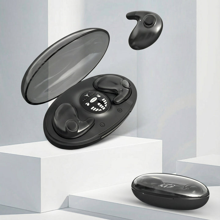 Leichte kabellose Schlafkopfhörer mit Bluetooth 5.3 Technologie für stabilen Audio-Genuss.