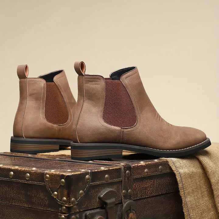 Herren Edelwald Urban Classic Boots mit seitlichem Gummizug, elegante Chelsea Stiefeletten aus Leder.