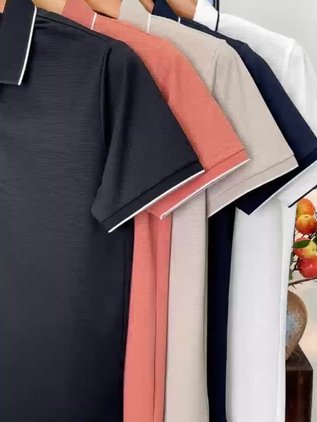 Hochwertiges Herren Polohemd Modern Fit, vielseitig für Business Casual & Freizeit. Elegantes Sommer Oberteil.