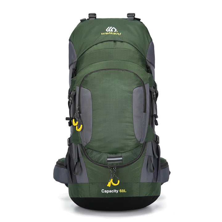 Robuster 60L AdventurePro Rucksack, wasserdicht, perfekt für Camping, Trekking & lange Outdoor-Touren.