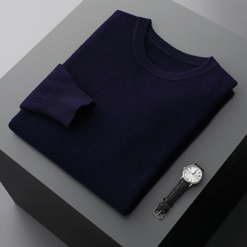 Basic Herren Winterpullover, locker sitzend, bequem und warm, ein Must-have für jede Herrengarderobe.