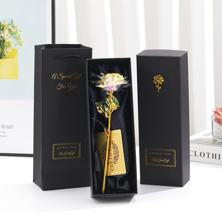 Geschenkidee: Ewige Kunstrose als stilvolles Präsent für Frauen, Muttertag, Geburtstag, Jahrestag.