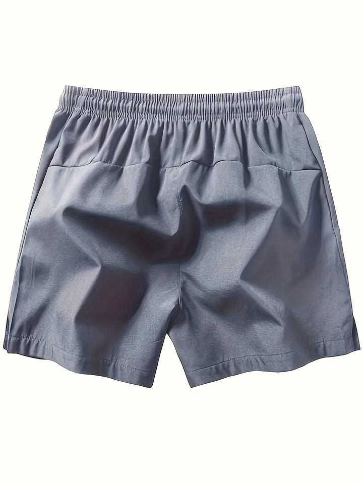 Detailansicht: Elastischer Bund der Herren Sport Shorts für sicheren Halt beim Training.