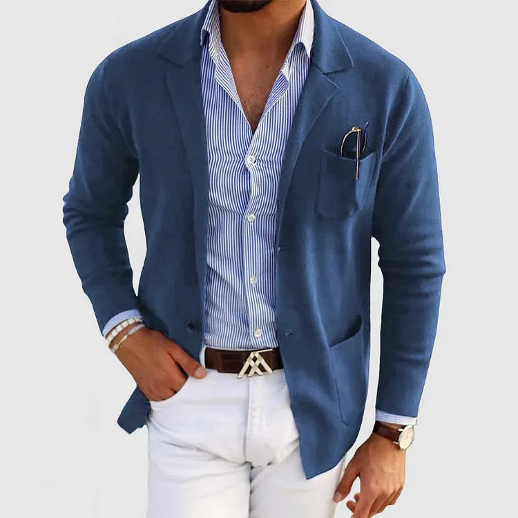 Vielseitiger Herren Business Blazer, Einreiher. Perfektes Sakko für formelle Anlässe & den Büroalltag.