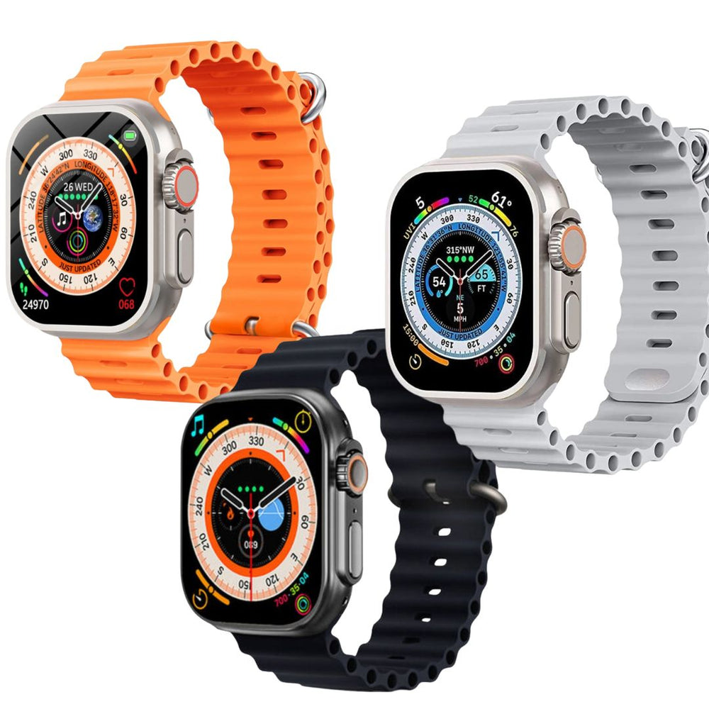 Sportliche S8 Ultra 49mm Smartwatch. Idealer Fitness-Tracker & präziser Gesundheitsmonitor für aktiven Lifestyle.