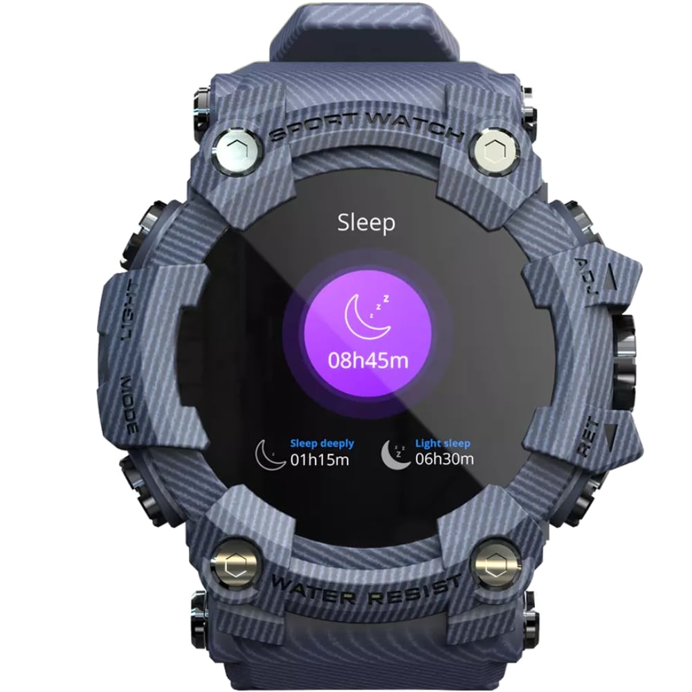 Sportuhr mit Fitness Tracker, Herzfrequenzmessung & Multi-Sport-Modi für dein Training und Outdoor.