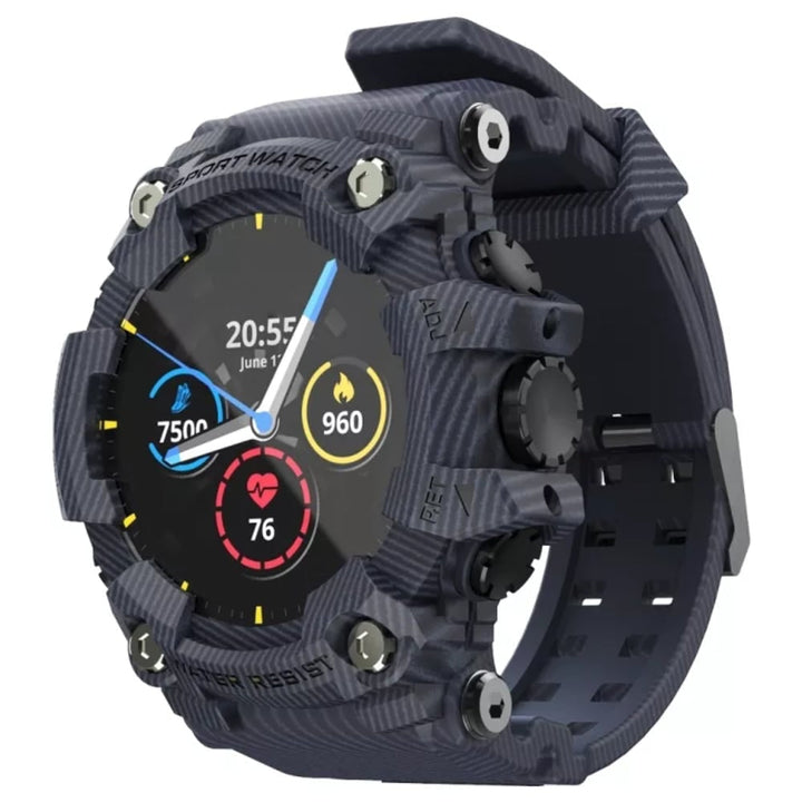 Vielseitige Sportuhr mit Power Glass, Fitness Tracking & GPS. Robuste Smartwatch für alle Outdoor-Aktivitäten.