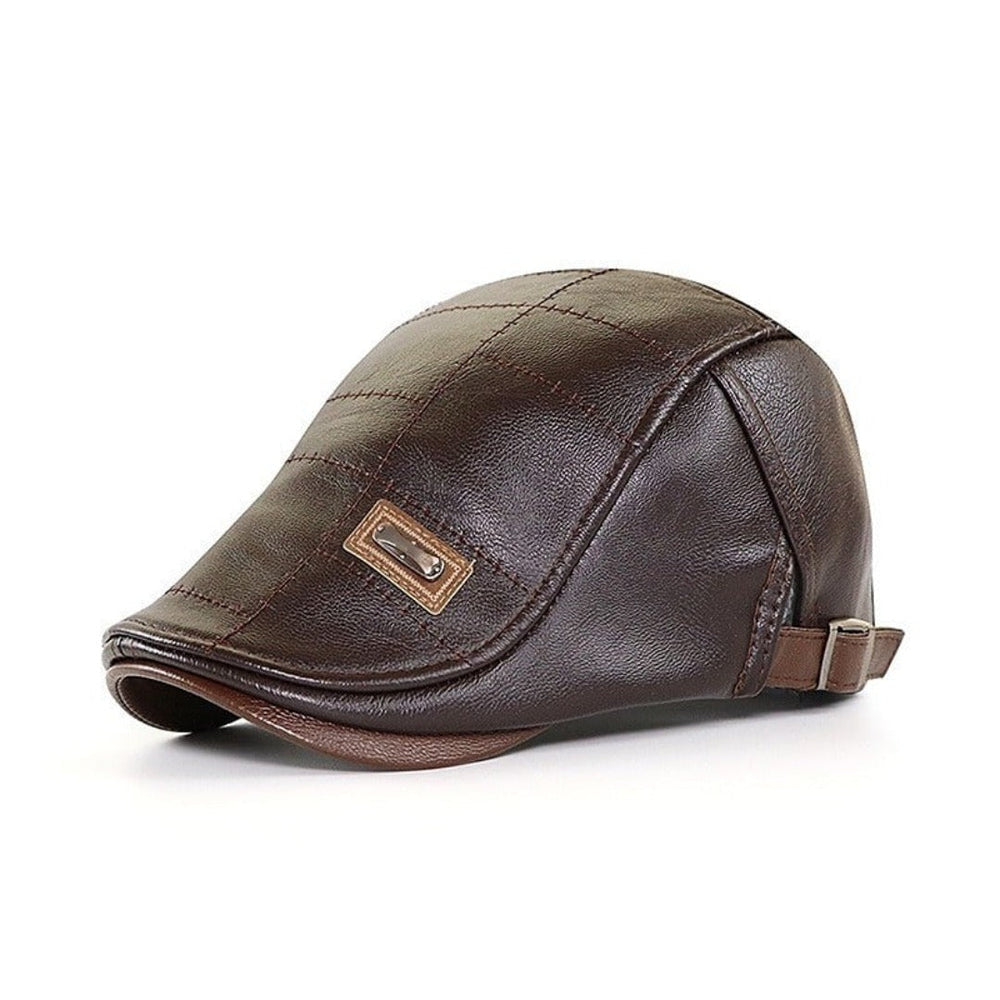 Elegante Herren Flatcap mit verstellbarem Verschluss. Stilvolle Retro Mütze für jeden Anlass und Alltag.