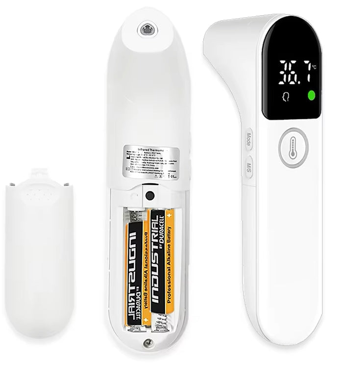 Schnelles und präzises berührungsloses Fieberthermometer mit Farbdisplay zur einfachen Temperaturerfassung.