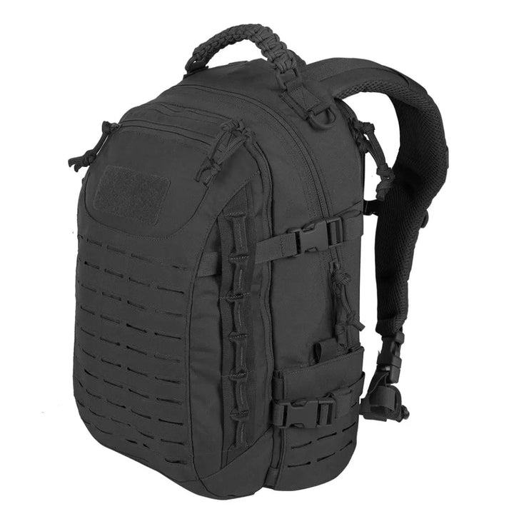 Khaki taktischer Herren Rucksack, militärstil, mit viel Stauraum für Camping, Wandern & Alltag.