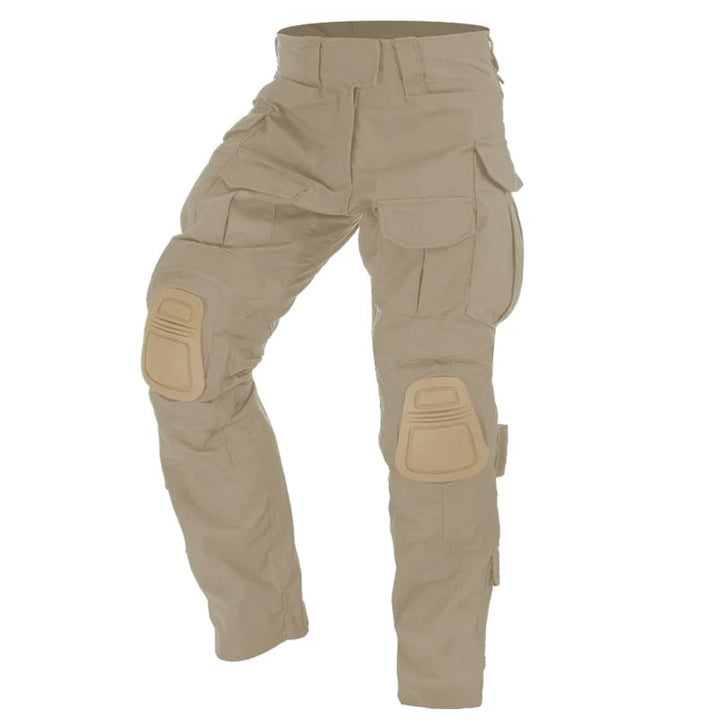 Strapazierfähige Herren Militärhose mit Knieschutz, ideal für anspruchsvolle Outdoor-Abenteuer.