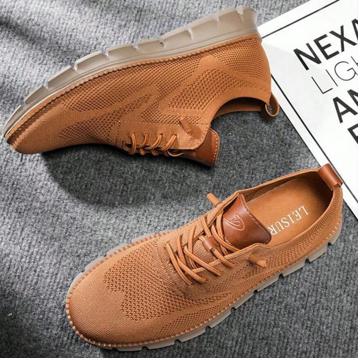Detailansicht: Komfort-Merkmale der orthopädischen Urban Herrenschuhe für den Alltag.