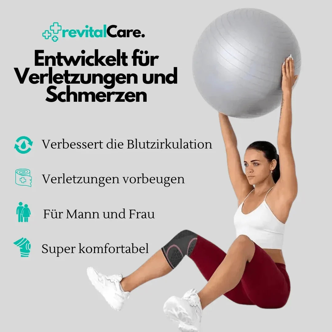 Ergonomisch geformte Kniebandage für optimale Passform und effektive Unterstützung.
