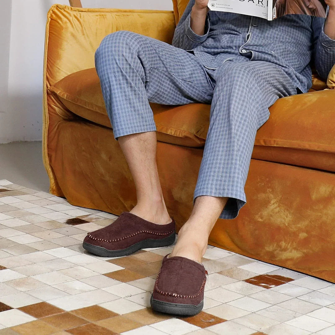 Robuste Herren Winter-Loafer, warm gefüttert, rutschfest & komfortabel für den täglichen Gebrauch.