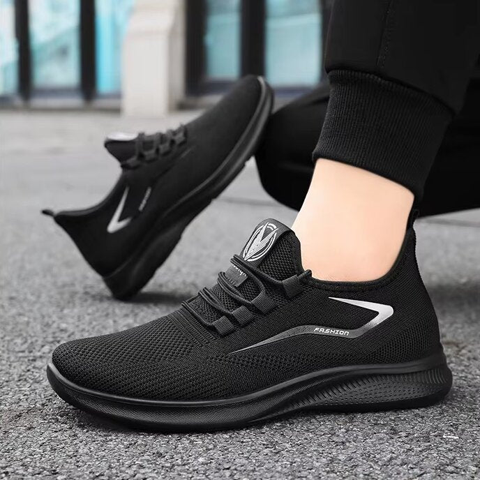 Robuste Herren Walkingschuhe Slip-On, orthopädisch, mit Dämpfung und Fußgewölbestütze.