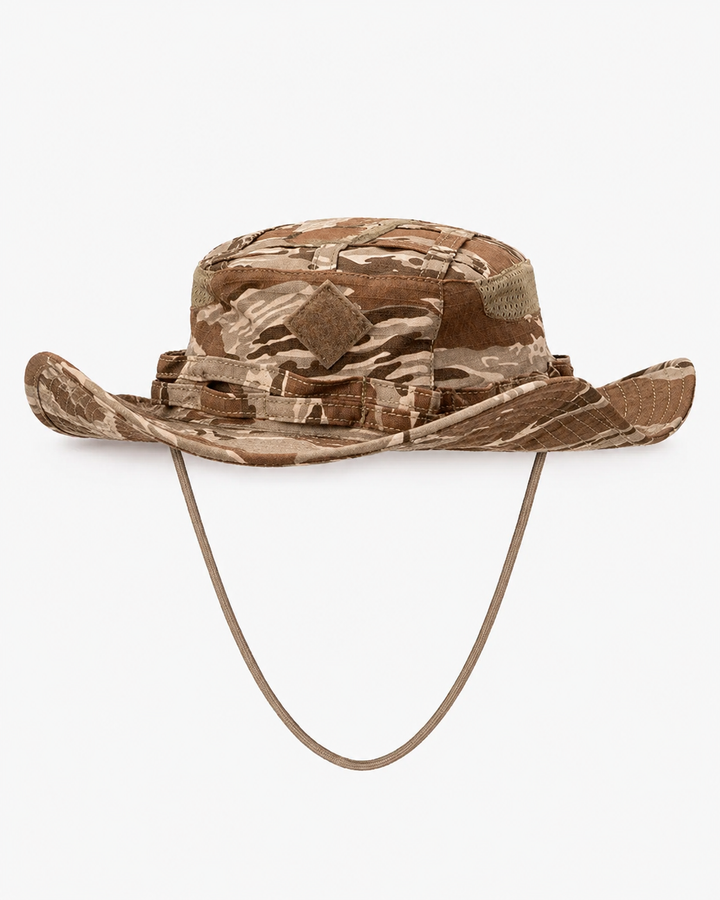 Abenteuer bereit? Unisex Camouflage Boonie Hut bietet Sonnenschutz beim Wandern, Angeln, Camping & Expeditionen.