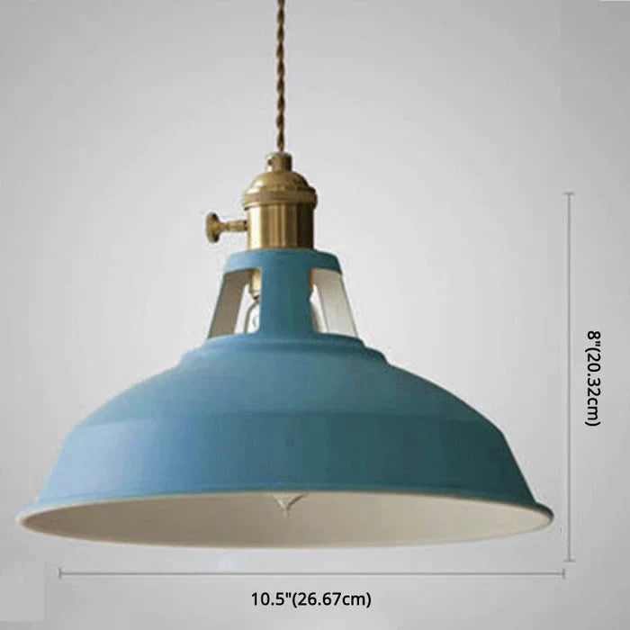 Wohnzimmerlampe im industriellen Retro-Design, Metall-Hängelampe für stilvolles Ambiente.