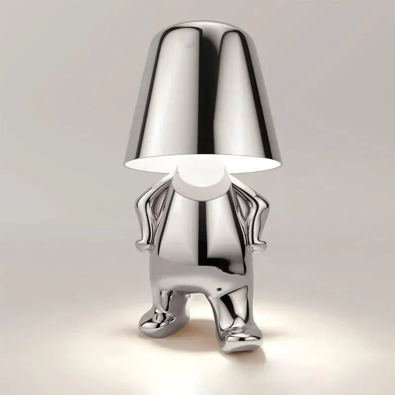 Design Tischlampe LED, dimmbar, kabellos, moderne Beleuchtung für jeden Raum.