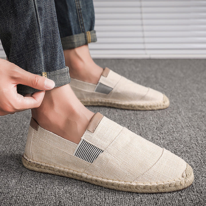 Modische Herren Casual Espadrilles Slipper. Perfekte Alltagsschuhe für entspannte Sommerlooks.