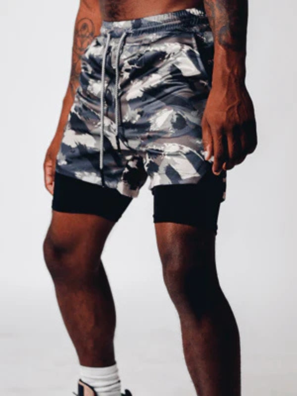 Leichte Herren Sommer-Sportshorts, ideal für Laufen, Fitness & jede sportliche Aktivität.