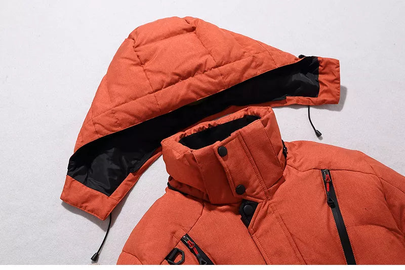 Hochwertige Herren Thermo-Wintersportjacke, atmungsaktiv & schützend auf der Piste.