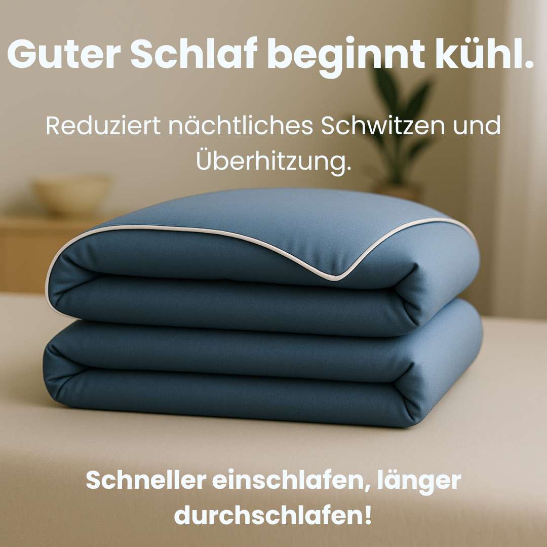 ChillComfort Sommerdecke, unisex, aus Eisseide – die Lösung für Komfort & Anti-Schwitzen.