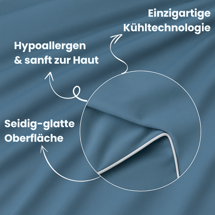 Schlafdecke unisex: Kühlende Eisseide für erholsamen Schlaf, Komfort & Trockenheit.
