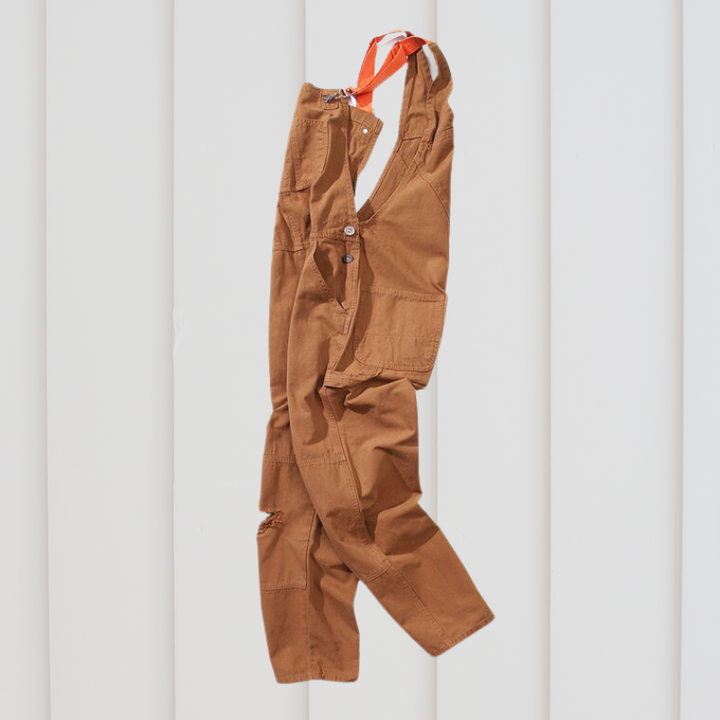 Unisex Latzhose für Garten und Heimwerken, strapazierfähig, mit Brusttasche und Werkzeugschlaufen.