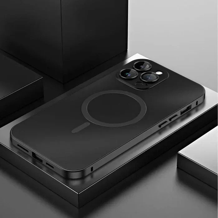 MagCase Schutzhülle aus Metall für iPhone. Stilvoll, schlank, MagSafe und farblich passend.