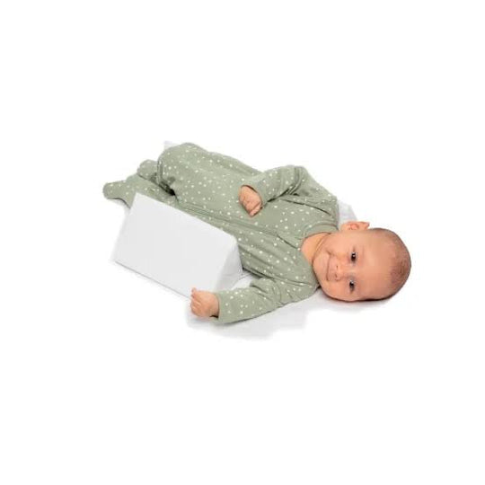 Babykissen mit Anti-Roll Funktion, verstellbar, unterstützt Kopf & sichert die Seitenlage.