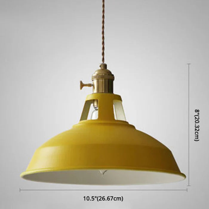 Moderne industrielle Pendelleuchte im Retro-Look, Metalllampe für Ess- und Wohnzimmer.