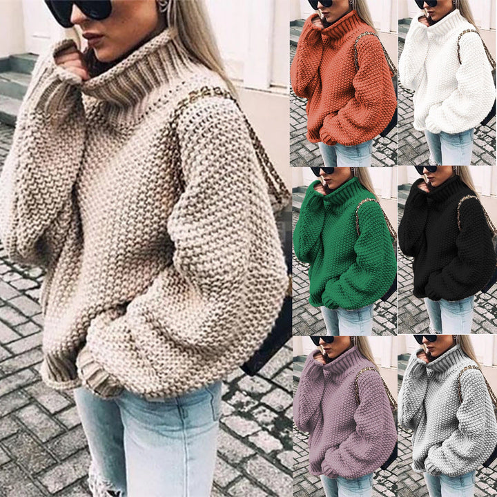 Kuscheliger Damen Rollkragenpullover für stilvolle Wintertage. Warm, elegant, komfortabel.