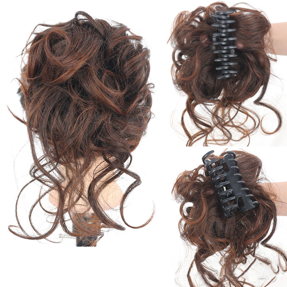 Einfache Messy Bun Haarverlängerung für Damen, schafft sofort voluminöse Dutts.