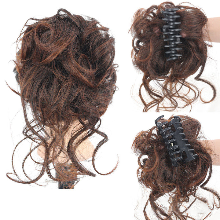 Einfache Messy Bun Haarverlängerung für Damen, schafft sofort voluminöse Dutts.