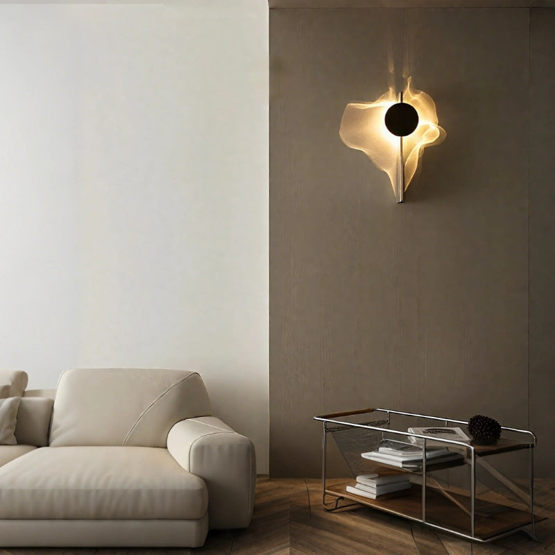 Ambiente schaffende LED-Wandleuchte, ideal für Schlafzimmer & Wohnzimmer, einzigartiger Lichteffekt.