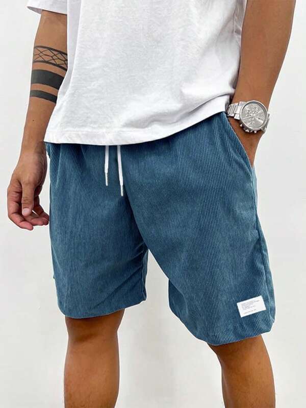 Herren lässige Sommer Shorts mit Kordelzug, ideal für Komfort und Alltag.