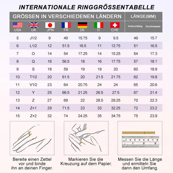 Damen Lebensbaum-Ring Lina am Finger getragen, glänzendes Accessoire, unterstreicht Eleganz & Stil der Trägerin.