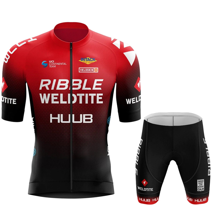 Herren Radtrikot Set Sommer, atmungsaktiv & schnelltrocknend für Rennrad & Mountainbike.
