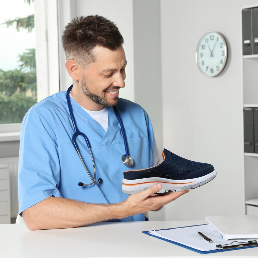Bequeme orthopädische Herren Barfußschuhe Marlon mit flexibler Sohle. Ideal als Gesundheits- & Alltagsschuhe.