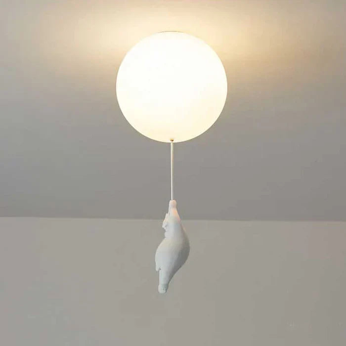 Kinderzimmer Deckenbeleuchtung: Bär & Ballon Design. Moderne LED-Lampe für helle Freude.
