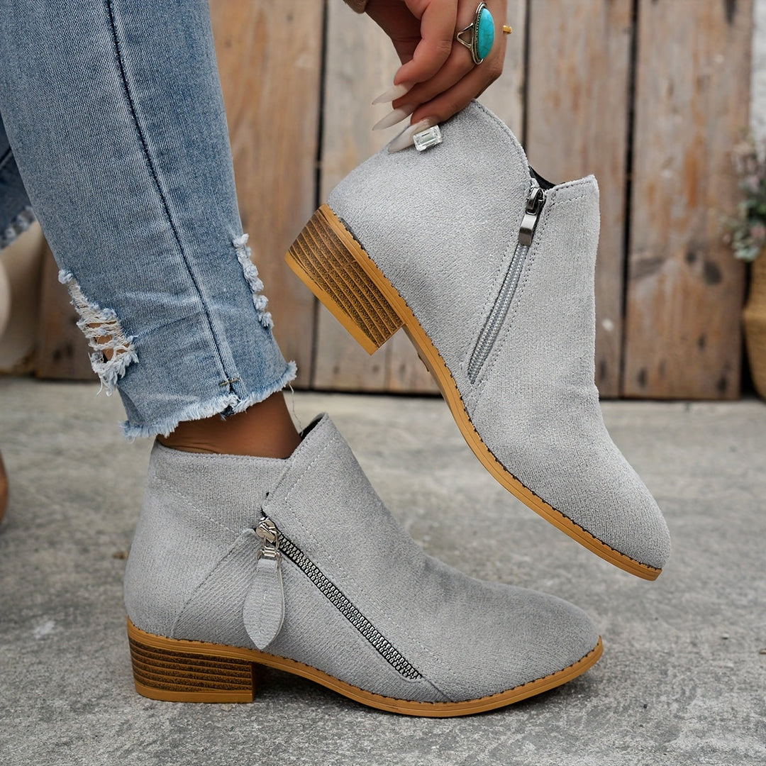 Elegante Damen Komfort Stiefeletten mit orthopädischen Eigenschaften, bieten den Füßen besten Halt.