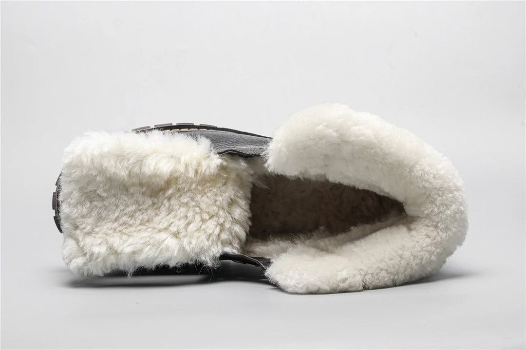Bequeme Herren Winterschuhe, gepolstert, für lange Tage im Freien.