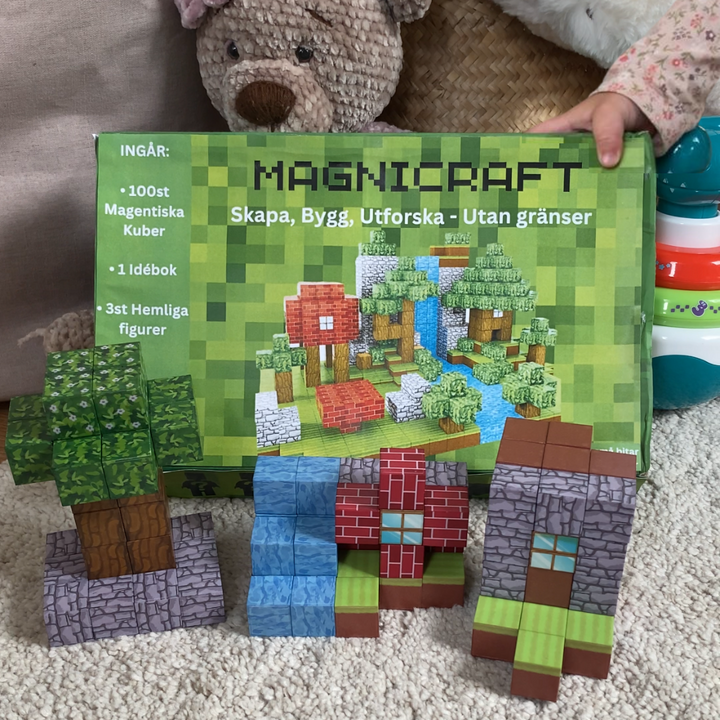 Buildix Magnetbausteine für Kinder, fördert Kreativität und Bauspaß. Pädagogisches Lernspielzeug.
