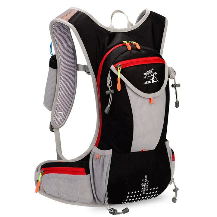 Vielseitiger Unisex-Rucksack für Wandern, Radfahren & Sport, leicht, wasserdicht mit 2L Trinkblase.