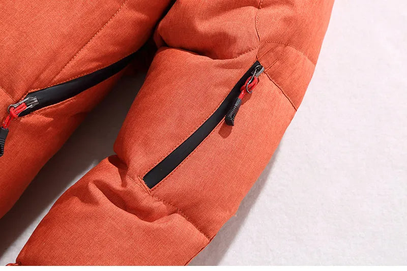 Thermo-isolierte Herrenjacke für die Piste, winddicht, atmungsaktiv, komfortabel.