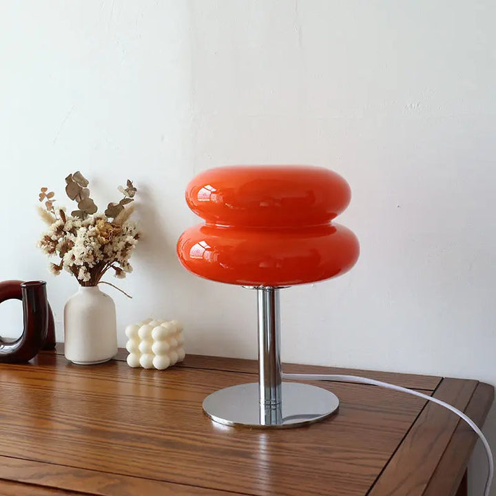 Bauhaus Design Tischlampe, retro Stil, dimmbar. Perfekt für Wohnzimmer, Büro & Interieur Deko.