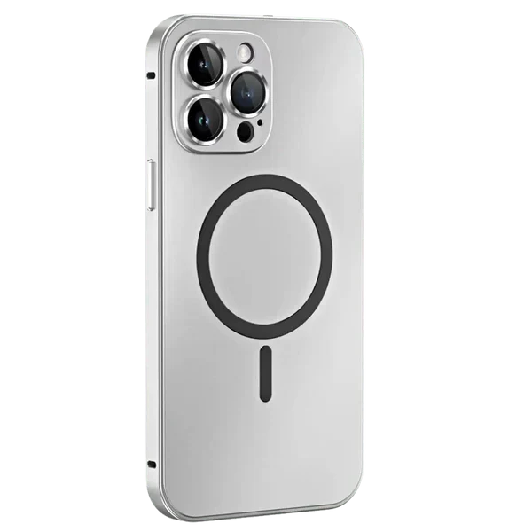 MagCase metallische iPhone Hülle, schlank & stilvoll, mit MagSafe Schutz, in verschiedenen Farben.